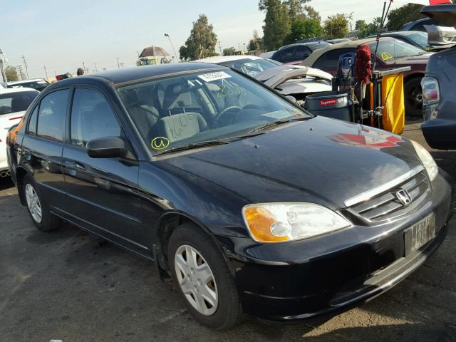 2HGES16573H584567 - 2003 HONDA CIVIC LX BLACK photo 1