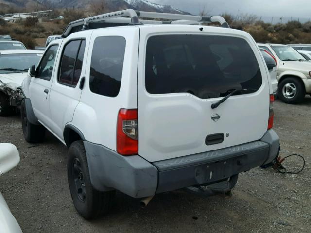 5N1ED28Y9YC556880 - 2000 NISSAN XTERRA XE WHITE photo 3