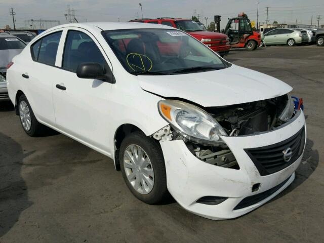 3N1CN7AP8CL849029 - 2012 NISSAN VERSA WHITE photo 1