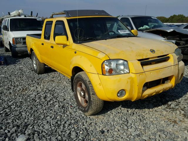 1N6ED29X52C332360 - 2002 NISSAN FRONTIER C YELLOW photo 1