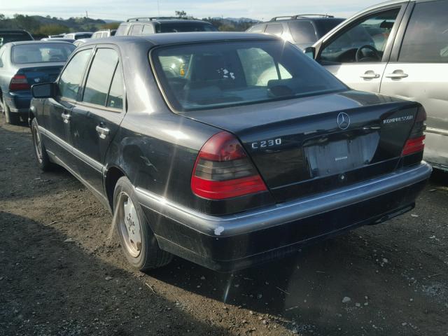 WDBHA24G3XA775124 - 1999 MERCEDES-BENZ C 230 BLACK photo 3