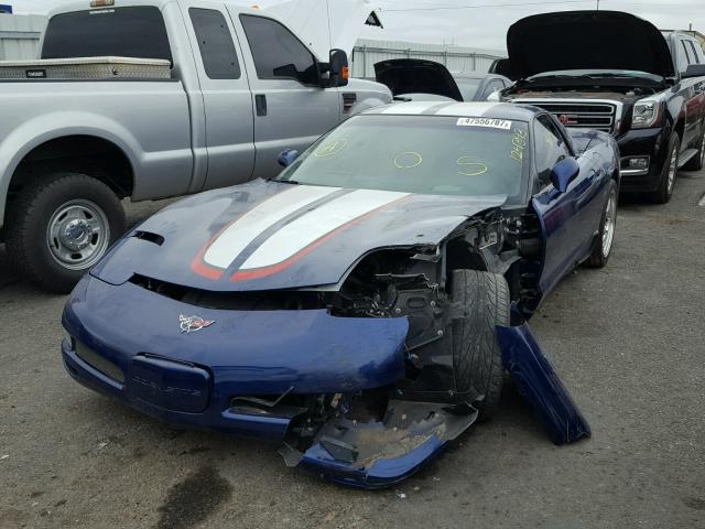 1G1YY12S345124393 - 2004 CHEVROLET CORVETTE Z BLUE photo 2