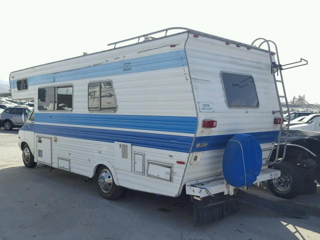 F44CD6V087405 - 1976 DREA MOTORHOME BLUE photo 3