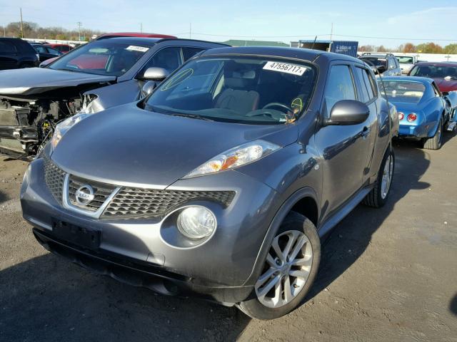 JN8AF5MR1BT007523 - 2011 NISSAN JUKE S GRAY photo 2