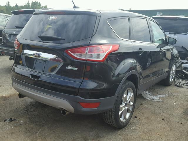 1FMCU0HX0DUB14190 - 2013 FORD ESCAPE SEL BLACK photo 4