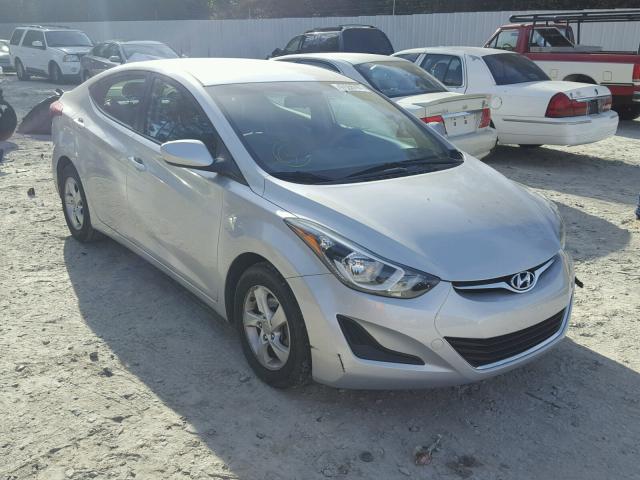 KMHDH4AE8EU170551 - 2014 HYUNDAI ELANTRA SE SILVER photo 1