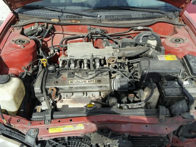 1Y1SK5367RZ069210 - 1994 GEO PRIZM RED photo 7