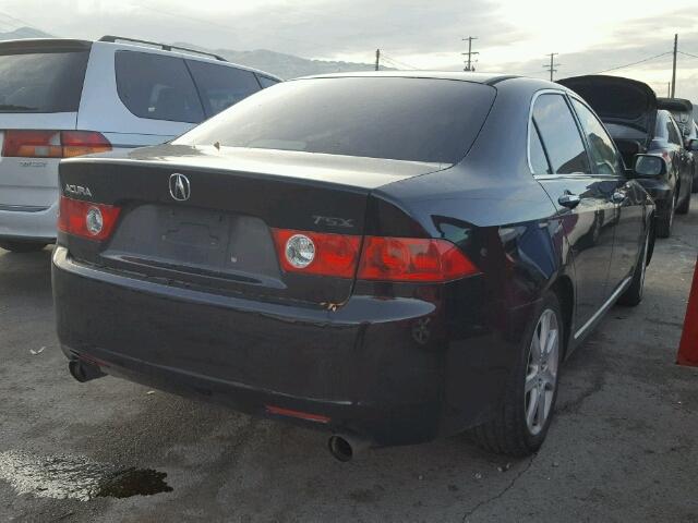 JH4CL96894C016979 - 2004 ACURA TSX BLACK photo 4