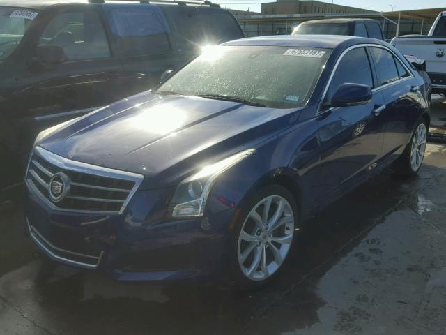 1G6AB5RX8D0165203 - 2013 CADILLAC ATS LUXURY BLUE photo 2