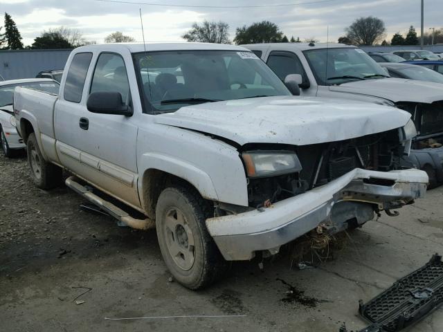 1GCEK19B76Z194430 - 2006 CHEVROLET SILVERADO WHITE photo 1