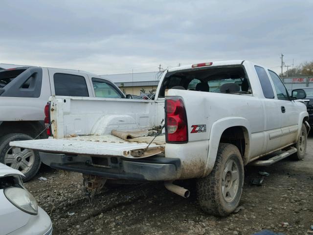 1GCEK19B76Z194430 - 2006 CHEVROLET SILVERADO WHITE photo 4