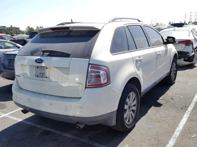 2FMDK39C67BA58998 - 2007 FORD EDGE SEL P CREAM photo 4