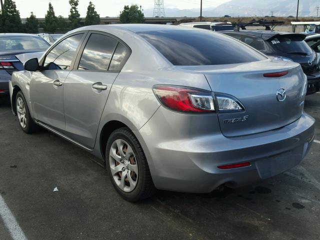 JM1BL1UP6D1806602 - 2013 MAZDA 3 I GRAY photo 3