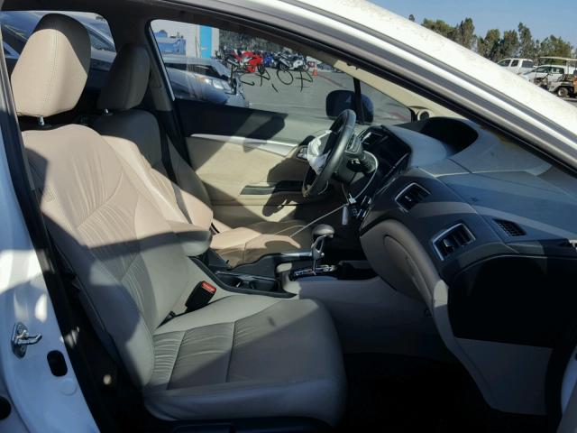 19XFB2F9XFE280127 - 2015 HONDA CIVIC EXL 白色 照片 5