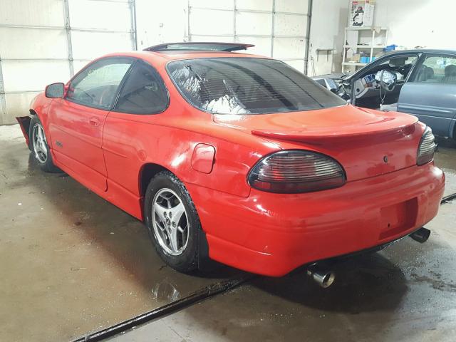 1G2WR12191F156536 - 2001 PONTIAC GRAND PRIX 红色 照片 3
