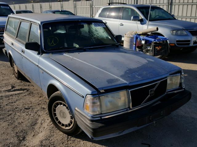 YV1AX8852H1745413 - 1987 VOLVO 245 DL BLUE photo 1