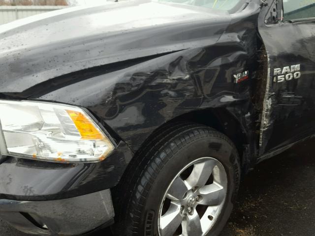 1C6RR7GT1GS221814 - 2016 RAM 1500 SLT შავი ფოტო 9