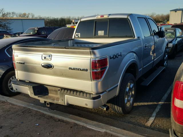 1FTFW1ET0CFB34669 - 2012 FORD F150 SUPER SILVER photo 4