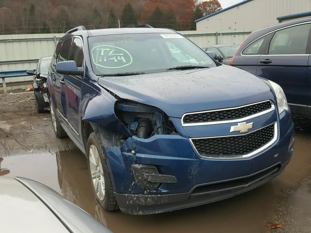 2CNFLEEY3A6217902 - 2010 CHEVROLET EQUINOX LT BLUE photo 1