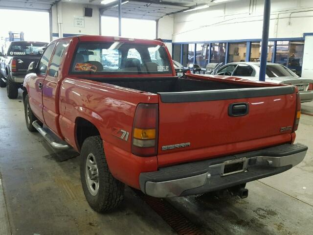 1GTEK19T0YE236214 - 2000 GMC NEW SIERRA RED photo 3