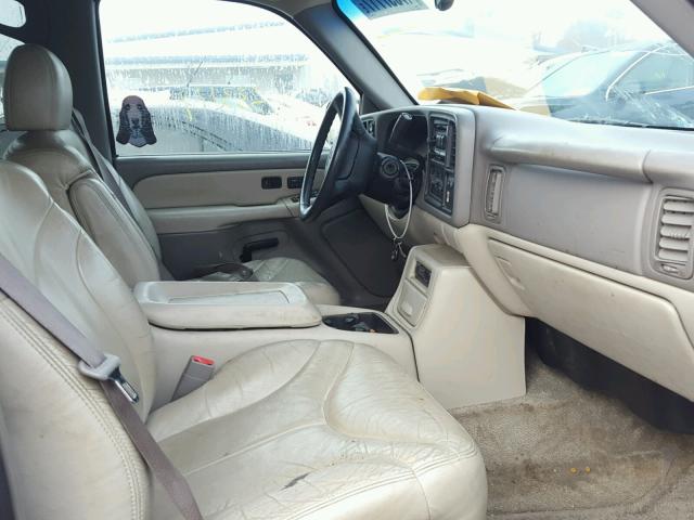 1GKEK13T91R222582 - 2001 GMC YUKON TAN photo 5