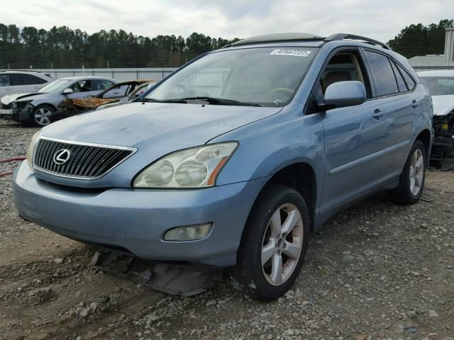 2T2GA31U75C028661 - 2005 LEXUS RX 330 BLUE photo 2