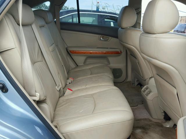 2T2GA31U75C028661 - 2005 LEXUS RX 330 BLUE photo 6