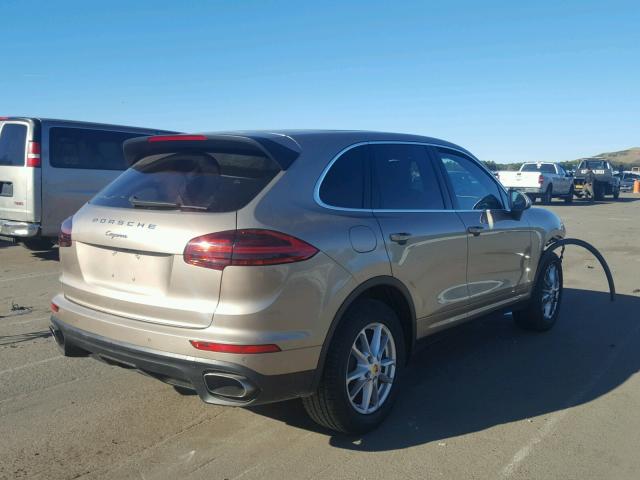 WP1AA2A2XGLA08076 - 2016 PORSCHE CAYENNE GOLD photo 4