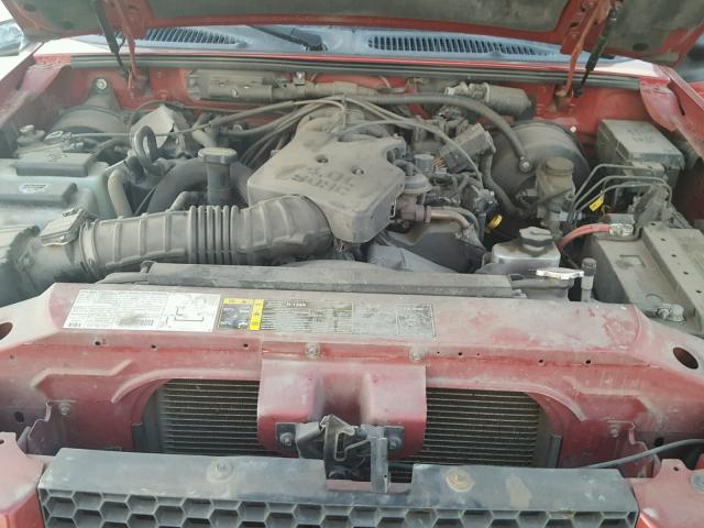 1FMZU77E53UB73446 - 2003 FORD EXPLORER S RED photo 7