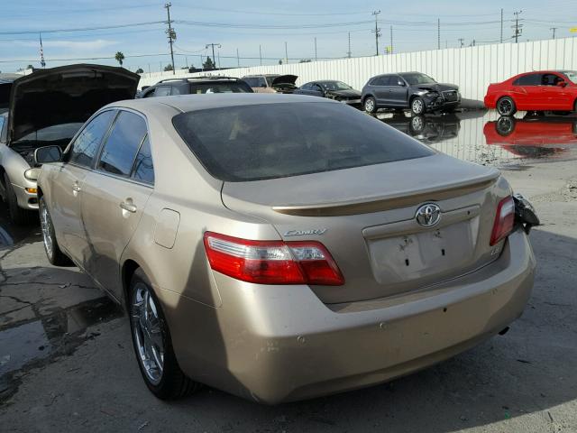 JTNBE46K473006964 - 2007 TOYOTA CAMRY NEW GOLD photo 3