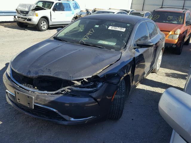 1C3CCCABXFN747997 - 2015 CHRYSLER 200 LIMITE GRAY photo 2