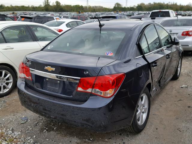 1G1PC5SB3E7475392 - 2014 CHEVROLET CRUZE LT BLACK photo 4