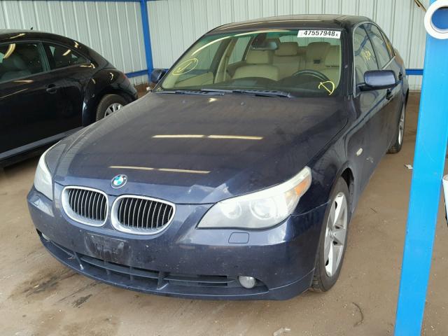 WBANF73547CU27871 - 2007 BMW 530 XI BLUE photo 2