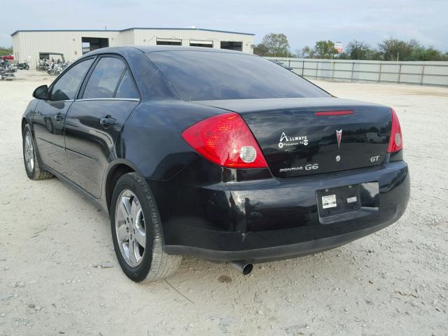 1G2ZH57N784109515 - 2008 PONTIAC G6 GT BLACK photo 3