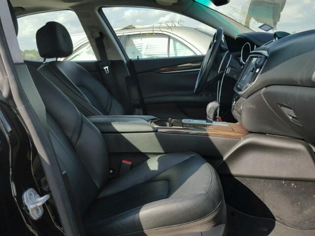 ZAM57RTA5E1086560 - 2014 MASERATI GHIBLI S BLACK photo 5