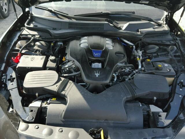 ZAM57RTA5E1086560 - 2014 MASERATI GHIBLI S BLACK photo 7