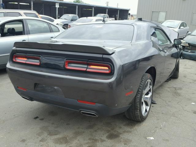 2C3CDZBG9FH889258 - 2015 DODGE CHALLENGER CHARCOAL photo 4