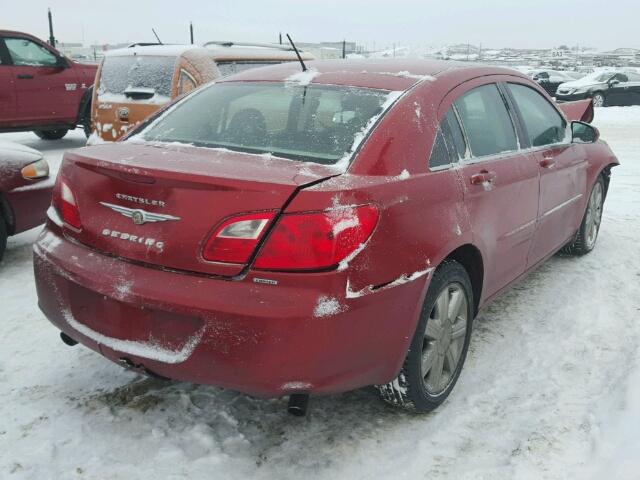 1C3CC5FV6AN129812 - 2010 CHRYSLER SEBRING LI RED photo 4