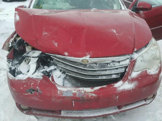 1C3CC5FV6AN129812 - 2010 CHRYSLER SEBRING LI RED photo 7