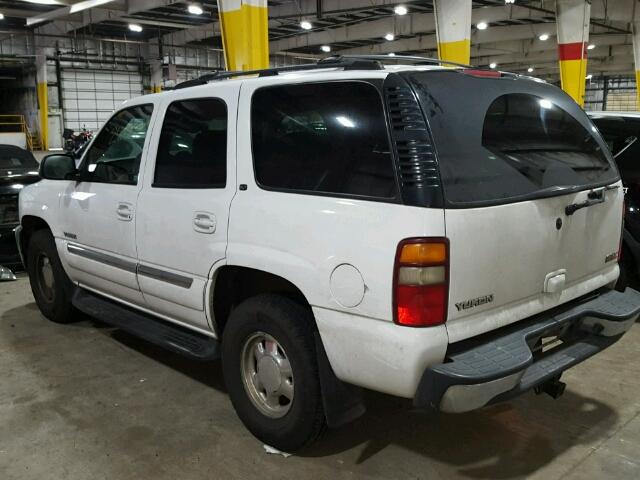 1GKEK13Z93R317554 - 2003 GMC YUKON WHITE photo 3