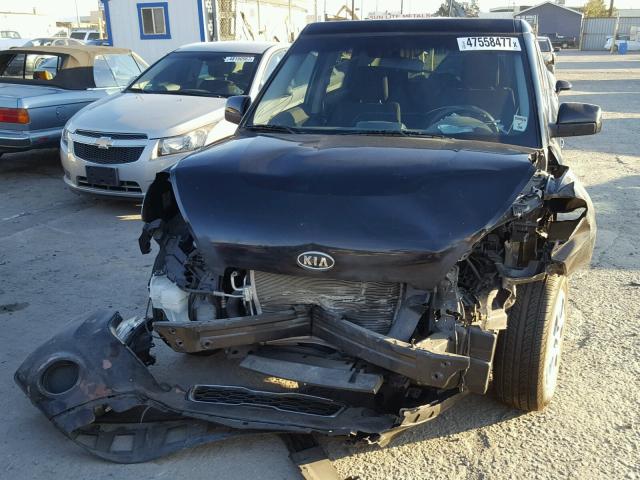 KNDJT2A55C7422780 - 2012 KIA SOUL BLACK photo 9