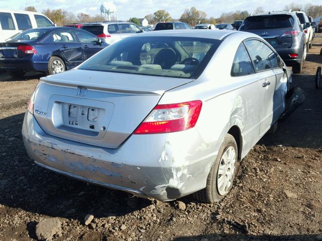 2HGFG12226H526016 - 2006 HONDA CIVIC DX SILVER photo 4