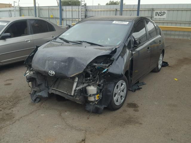 JTDKB20U473283917 - 2007 TOYOTA PRIUS BLACK photo 2