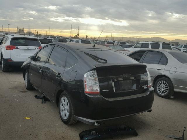 JTDKB20U473283917 - 2007 TOYOTA PRIUS BLACK photo 3