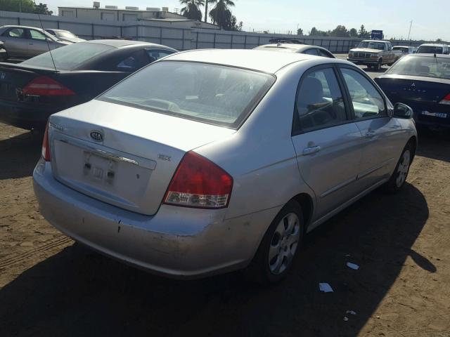 KNAFE122175440240 - 2007 KIA SPECTRA EX SILVER photo 4