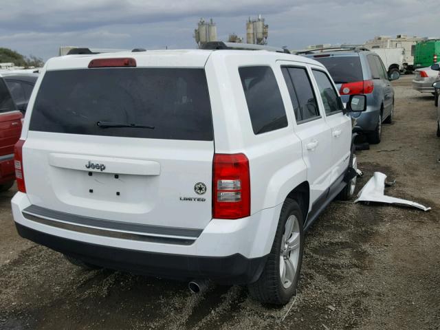 1C4NJPCB7ED529843 - 2014 JEEP PATRIOT LI WHITE photo 4