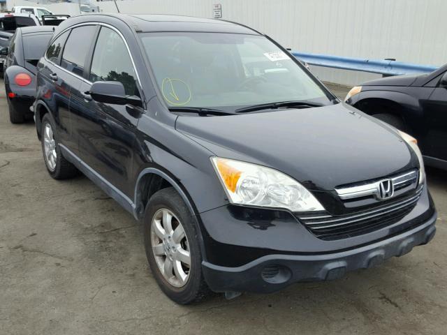 JHLRE48768C066180 - 2008 HONDA CR-V EXL BLACK photo 1