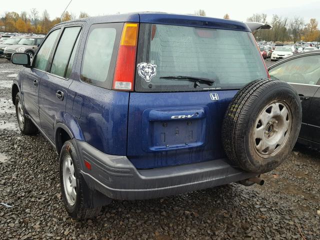 JHLRD1848XC068325 - 1999 HONDA CR-V LX BLUE photo 3