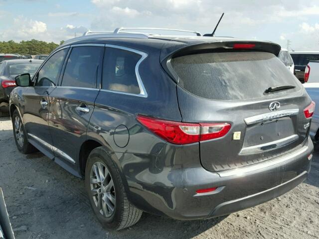 5N1AL0MNXEC529877 - 2014 INFINITI QX60 GRAY photo 3