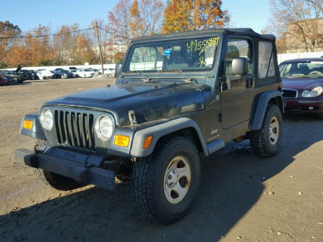 1J4FA29166P712148 - 2006 JEEP WRANGLER / GREEN photo 2